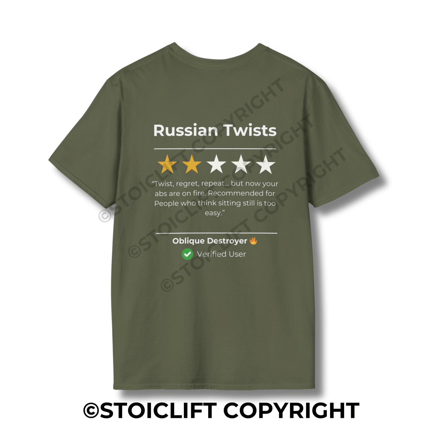 StoicLift Unisex Softstyle T-Shirt – "Russian Twists"
