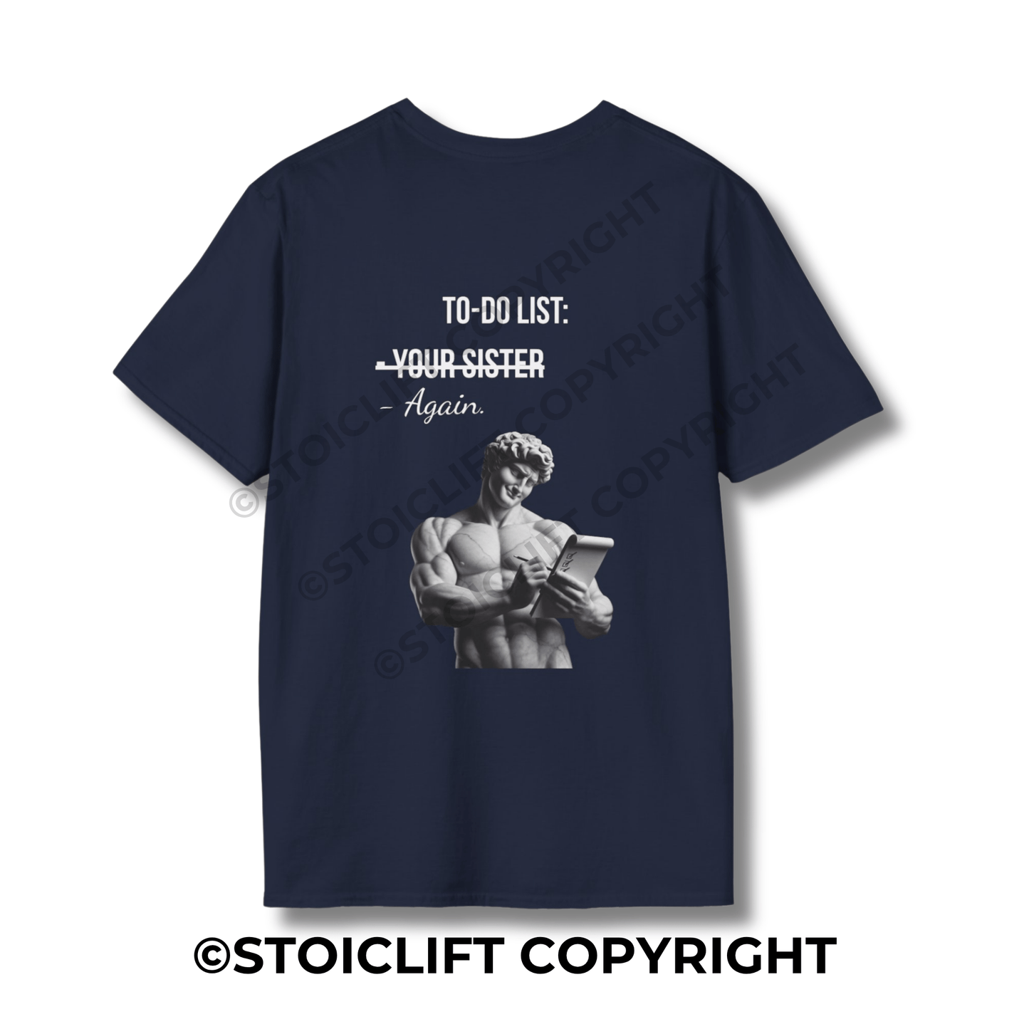 StoicLift Unisex Softstyle T-Shirt – "To-do list"