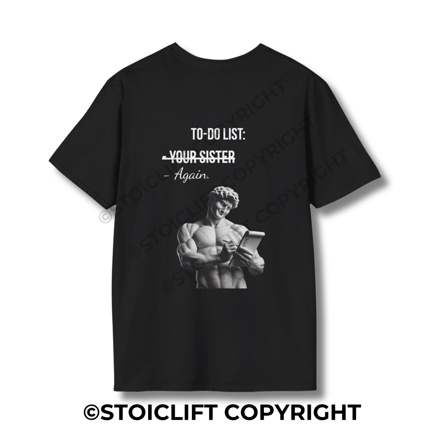 StoicLift Unisex Softstyle T-Shirt – "To-do list"