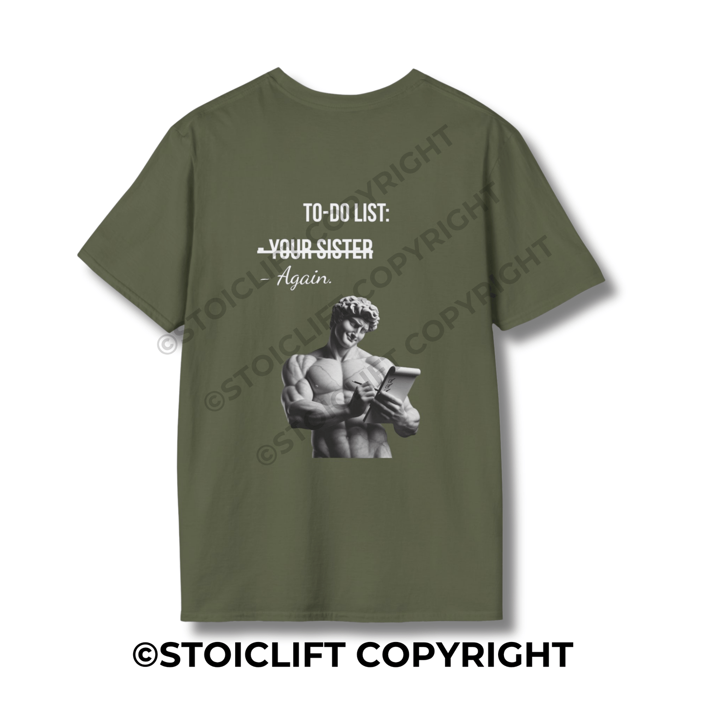 StoicLift Unisex Softstyle T-Shirt – "To-do list"