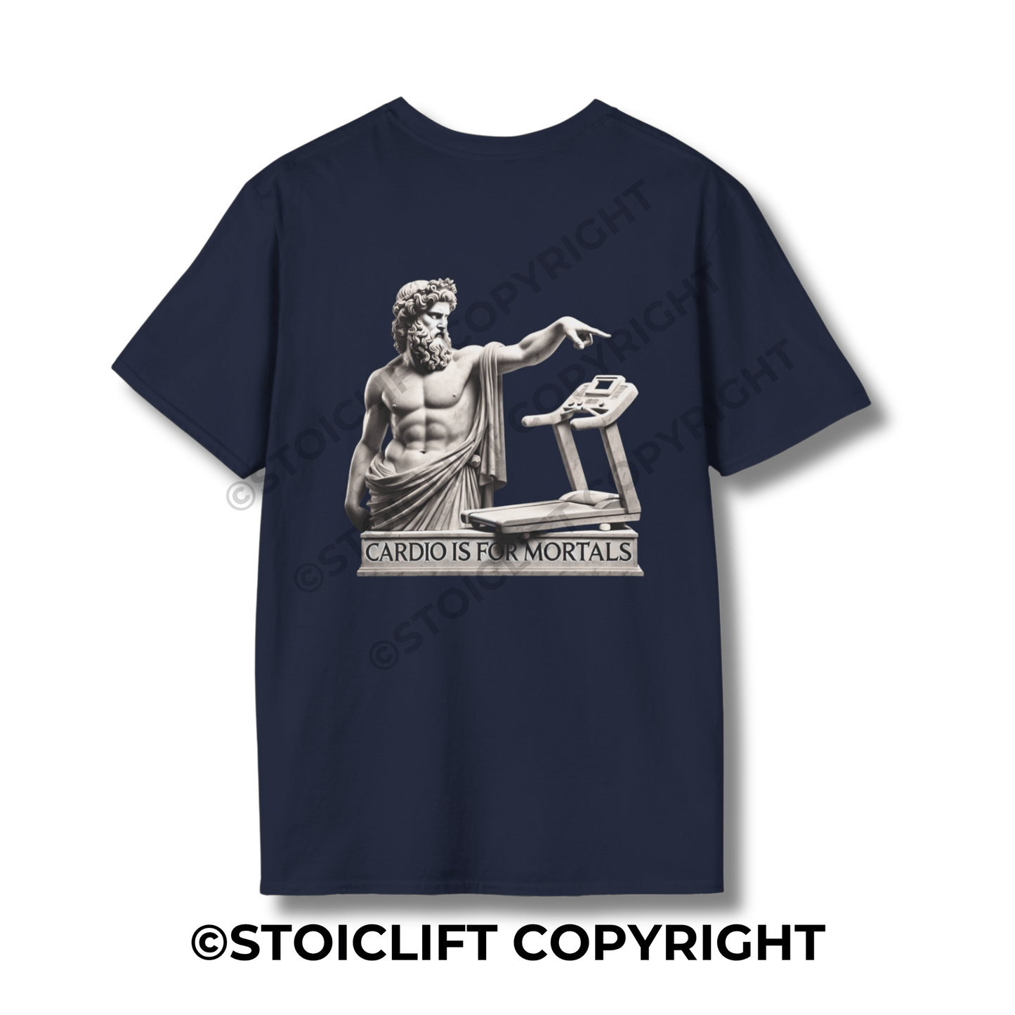 StoicLift Unisex Softstyle T-Shirt – "Cardio is for mortals."