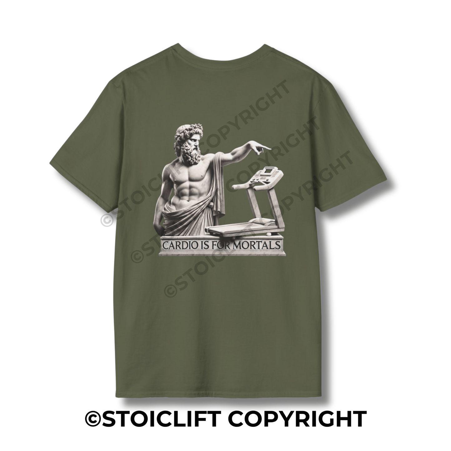 StoicLift Unisex Softstyle T-Shirt – "Cardio is for mortals."