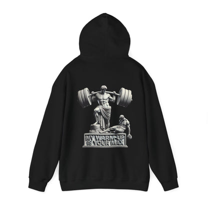 StoicLift Heavy Blend Hoodie - "My warm-up is your max."