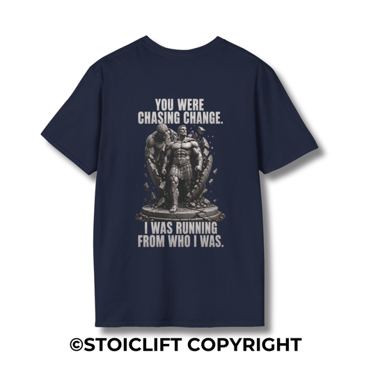 "Running From Who I Was" – Regular Fit Tee
