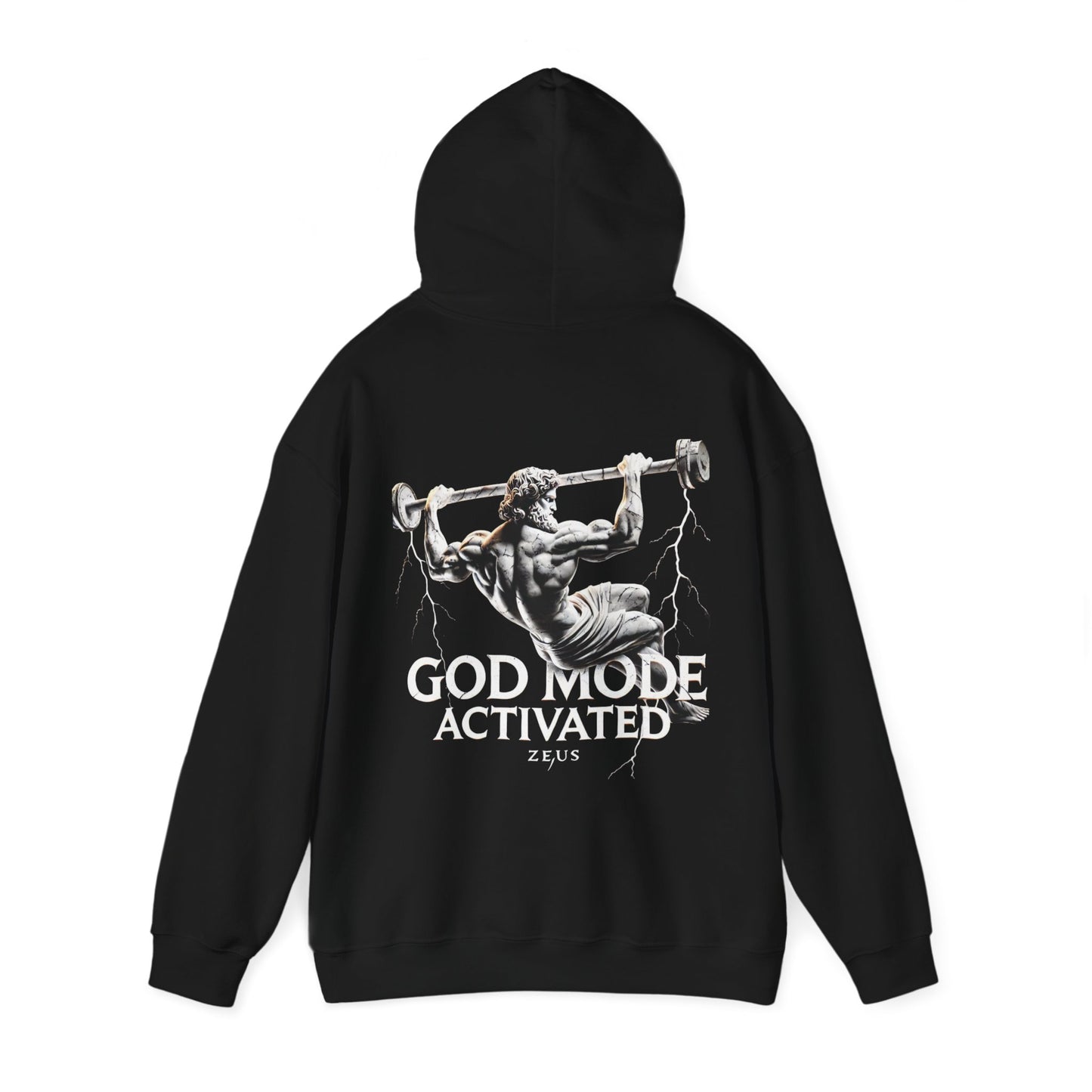 StoicLift Heavy Blend Hoodie - "GOD mode activated."