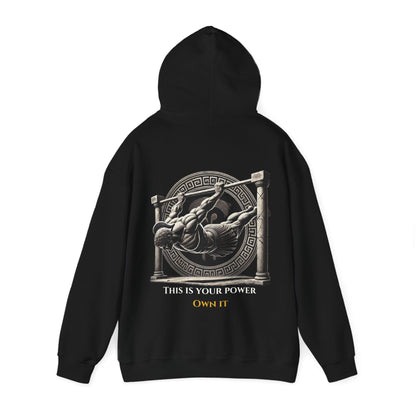 StoicLift Heavy Blend Hoodie - "This is your power. Own it."