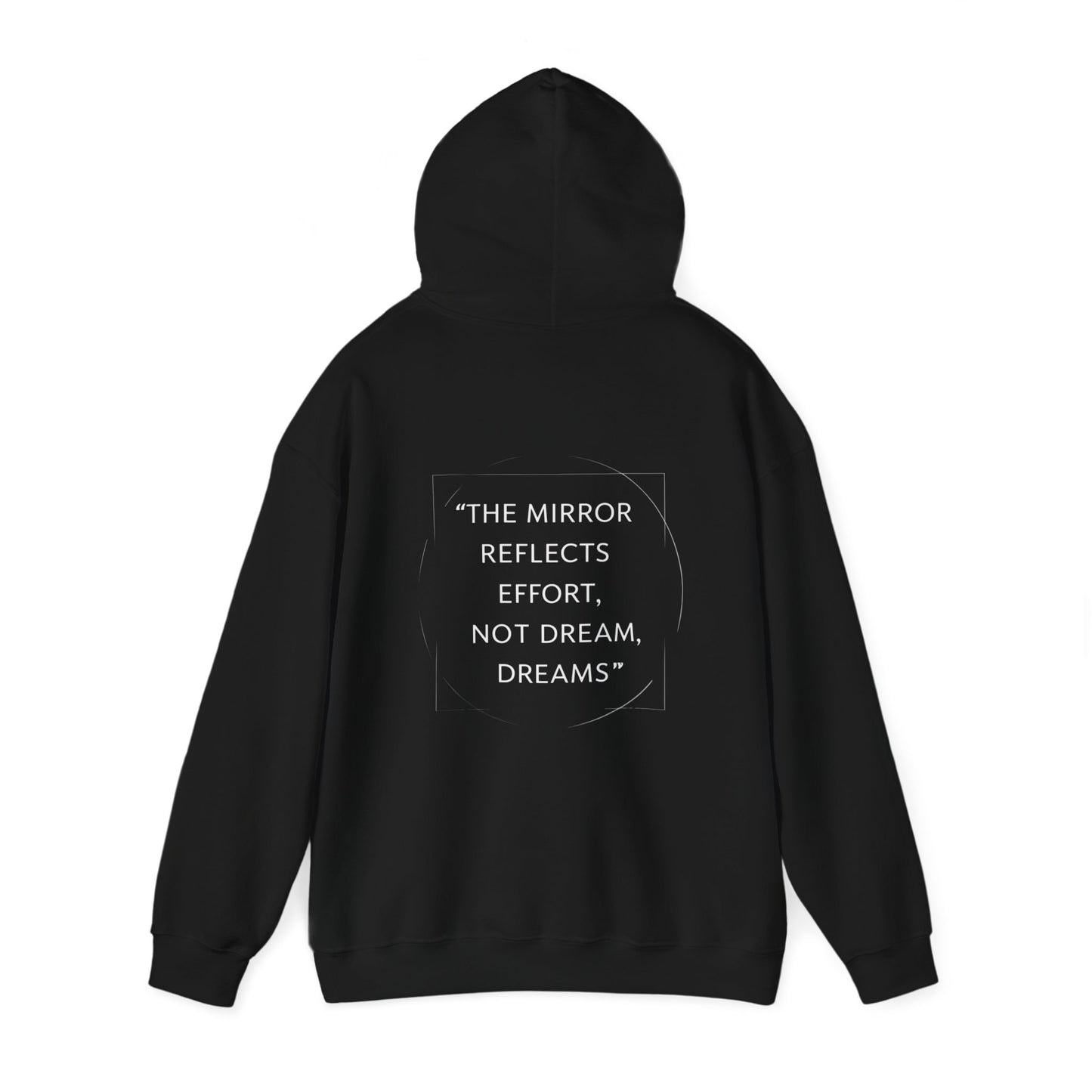 StoicLift Heavy Blend Hoodie - "The mirror reflects effort, not dream, dreams."