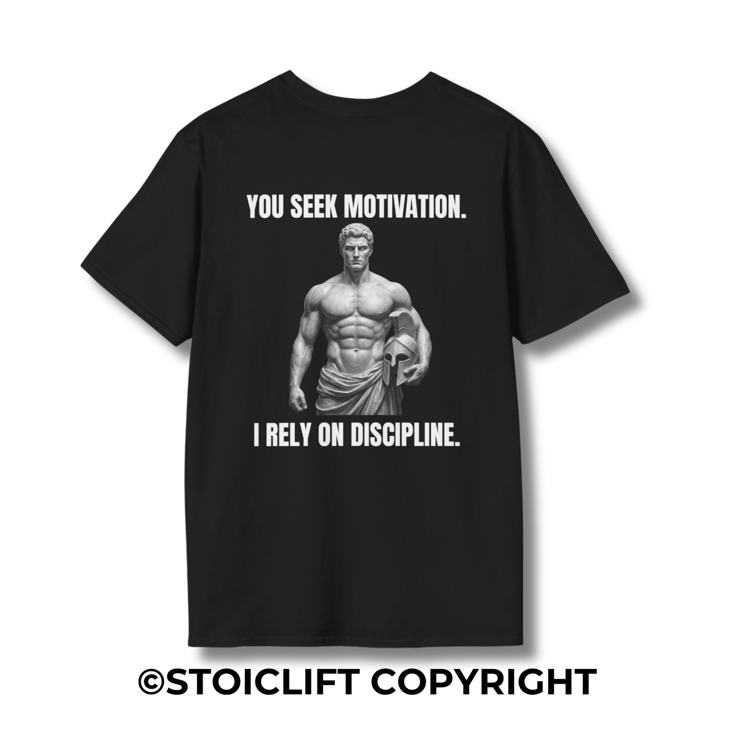 "YOU SEEK MOTIVATION, I RELY ON DISCIPLINE." – T-Shirt