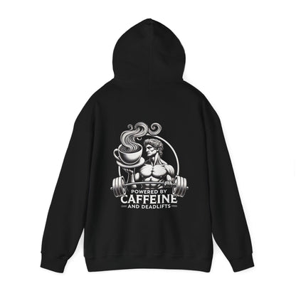 StoicLift Heavy Blend Hoodie - "Powered by caffeine and deadlifts."