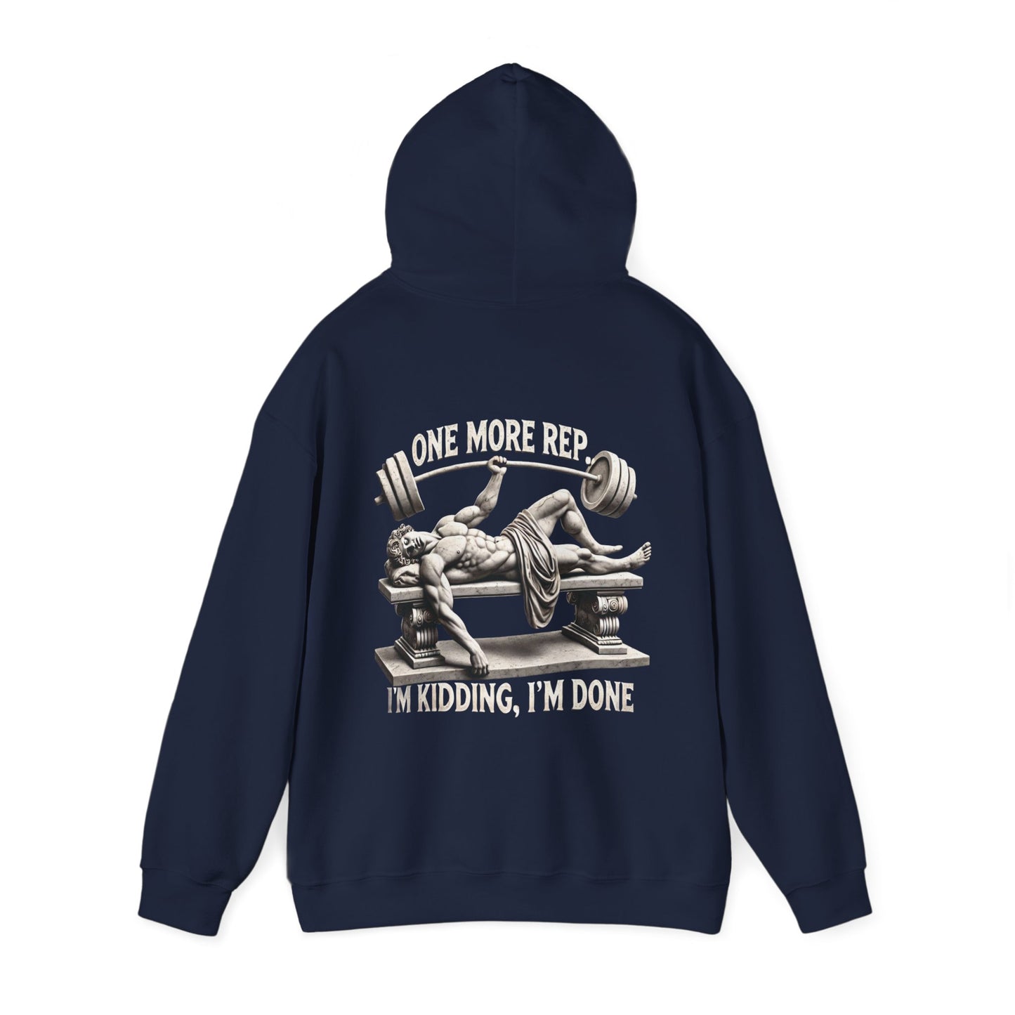 StoicLift Heavy Blend Hoodie - "One more rep... I'm kidding, I'm done."