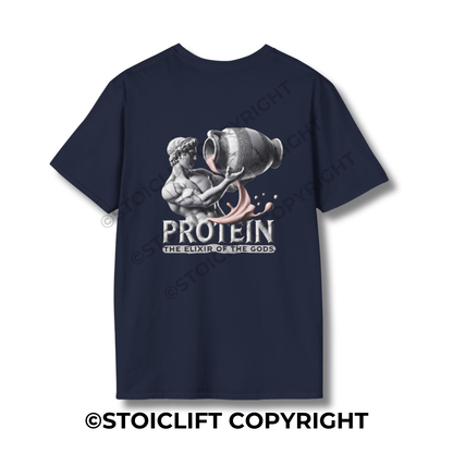 "PROTEIN. THE ELIXIR OF THE GODS." - T-Shirt
