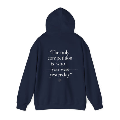 StoicLift Heavy Blend Hoodie - "The only competition is who you were yesterday."