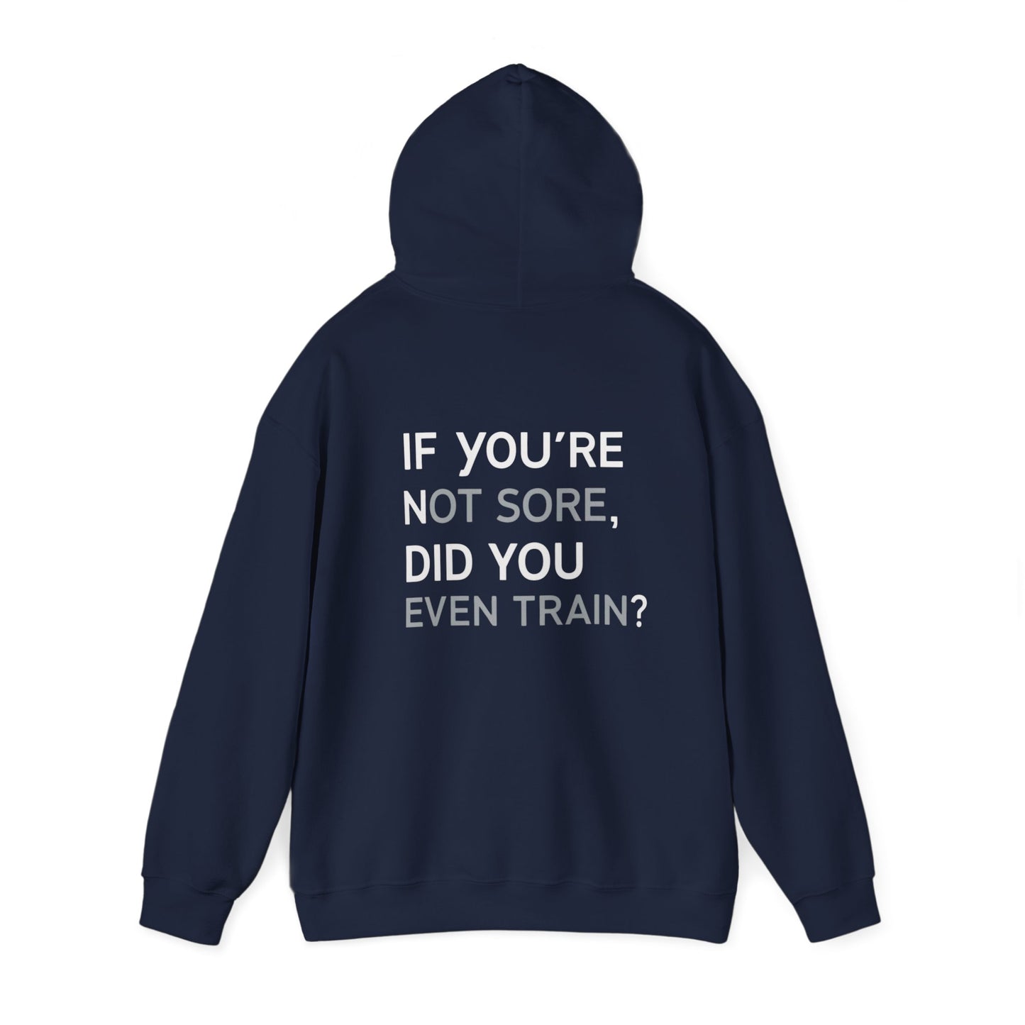 StoicLift Heavy Blend Hoodie - "If you're not sore, did you even train?"