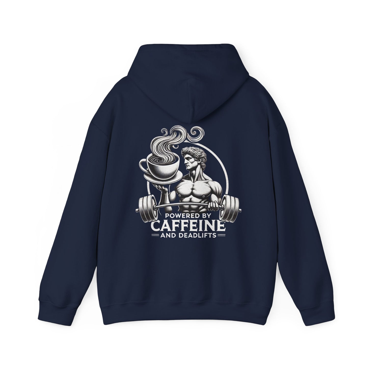 StoicLift Heavy Blend Hoodie - "Powered by caffeine and deadlifts."