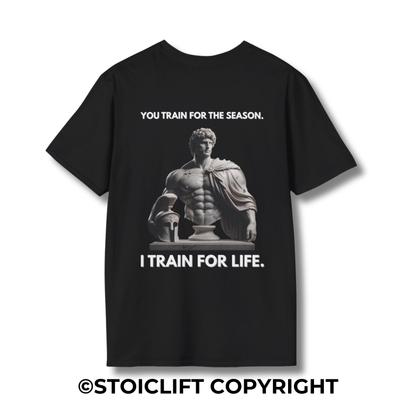 "I TRAIN FOR LIFE." – Regular Fit Tee