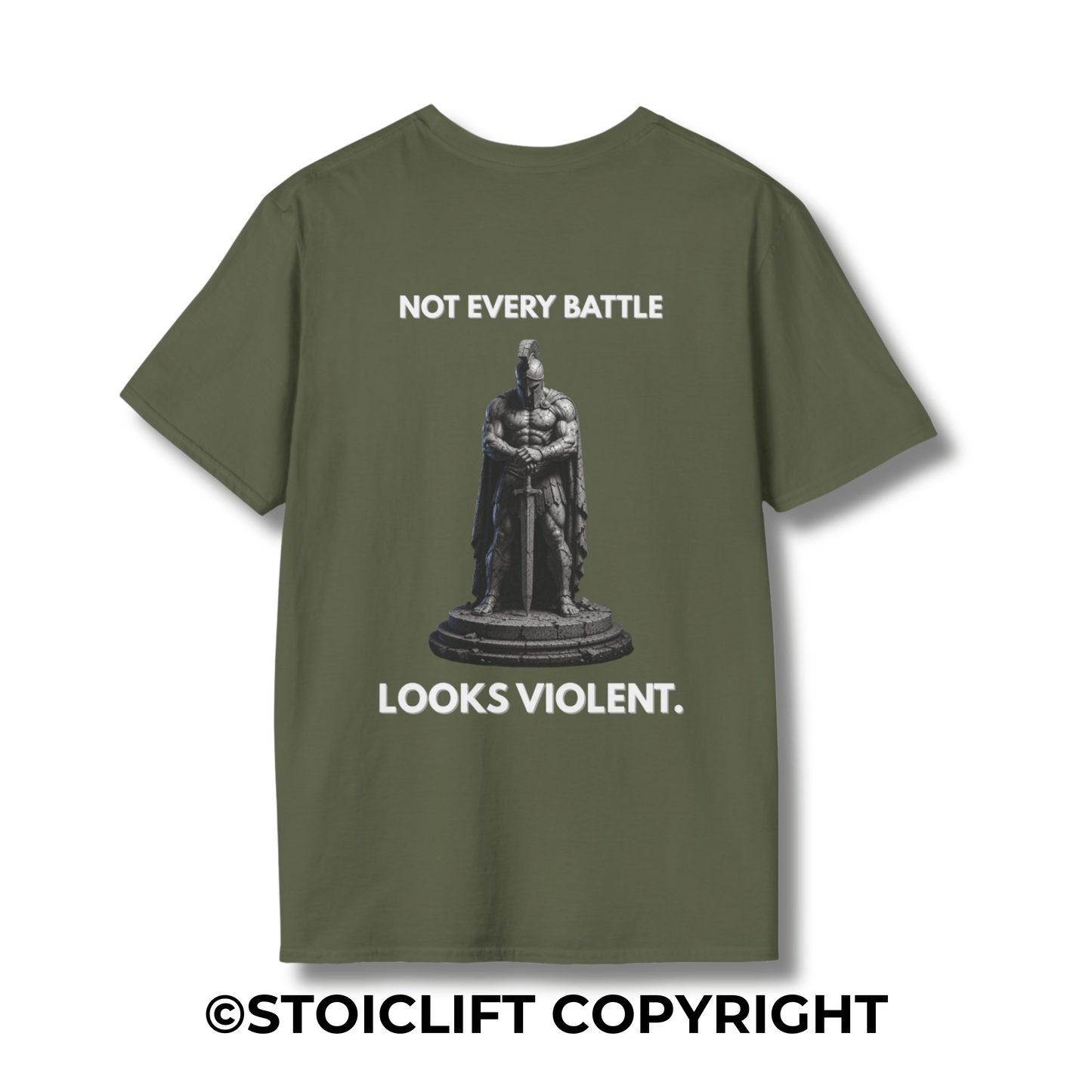 "NOT EVERY BATTLE LOOKS VIOLENT." - Regular Fit Tee