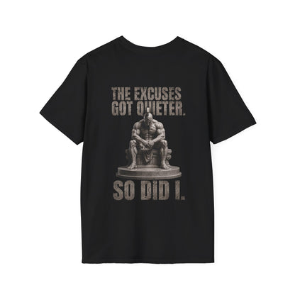 "The Excuses Got Quieter" – Regular Fit Tee
