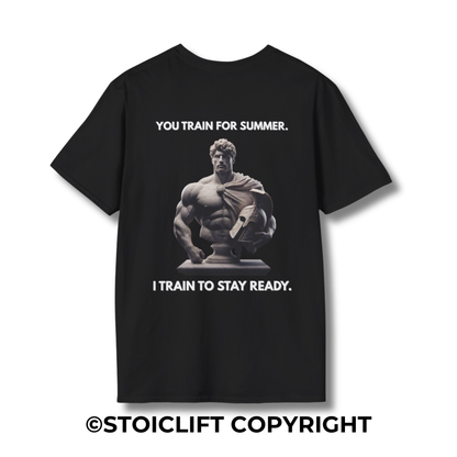 "I TRAIN TO STAY READY." – Regular Fit Tee
