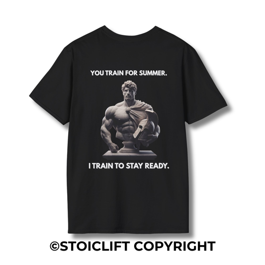 "I TRAIN TO STAY READY." – Regular Fit Tee