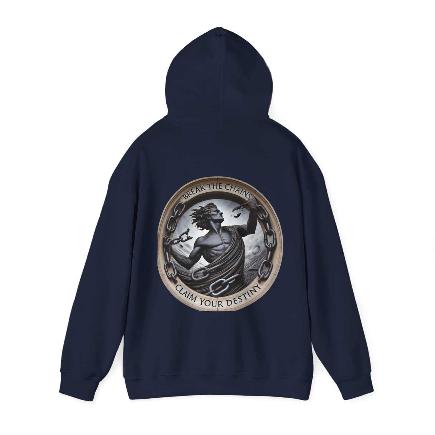 StoicLift Heavy Blend Hoodie - "Break the chains, claim your destiny."