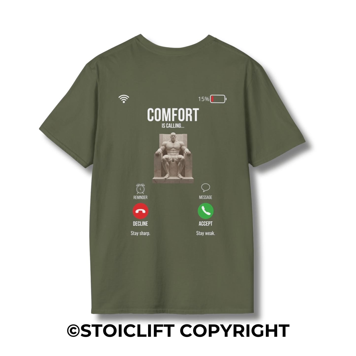 "COMFORT is calling..." – T-Shirt