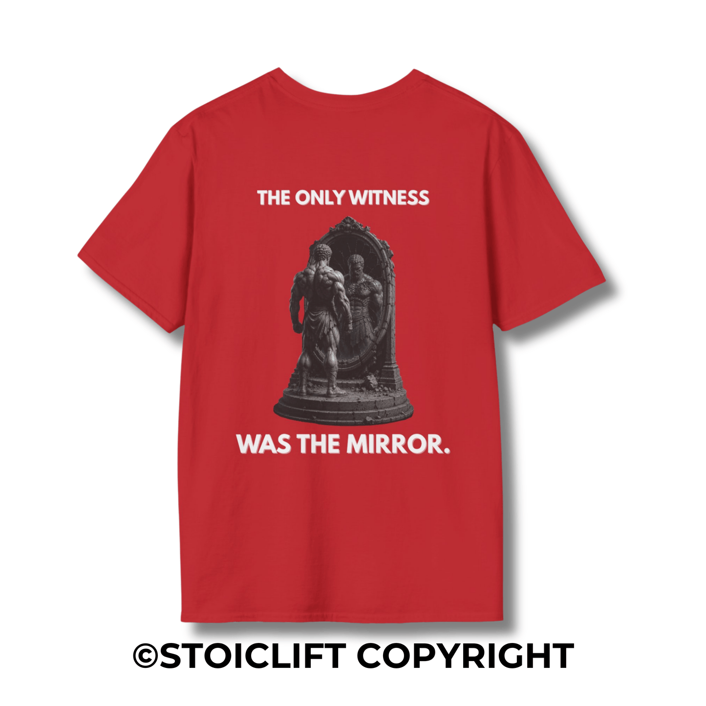 "THE ONLY WITNESS WAS THE MIRROR." - Regular Fit Tee