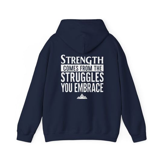 StoicLift Heavy Blend Hoodie - "Strength comes from the struggles you embrace."