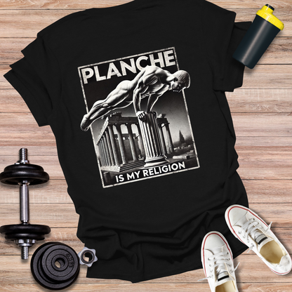 StoicLift Unisex Softstyle T-Shirt – "Planche is my religion."
