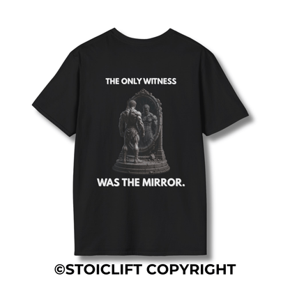"THE ONLY WITNESS WAS THE MIRROR." - Regular Fit Tee