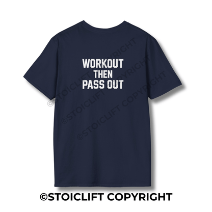 StoicLift Unisex Softstyle T-Shirt – "Workout then pass out."