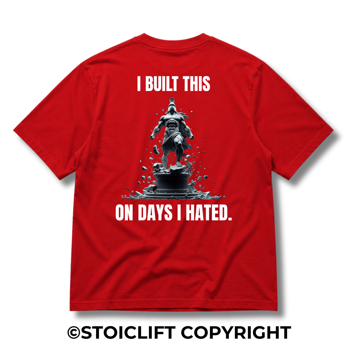 "I BUILT THIS ON DAYS I HATED." - Heavyweight Oversized Tee