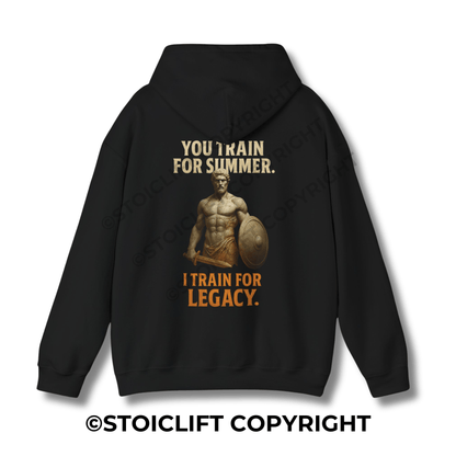 StoicLift Heavy Blend Hoodie - "You train for summer, I train for legacy."