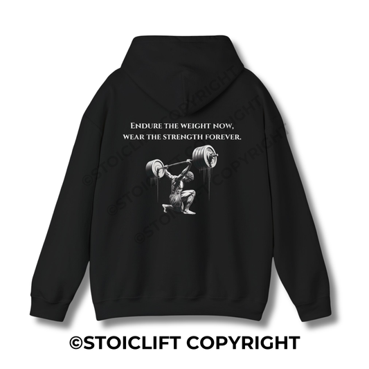 StoicLift Heavy Blend Hoodie - "Endure the Weight Now, Wear the Strength Forever"