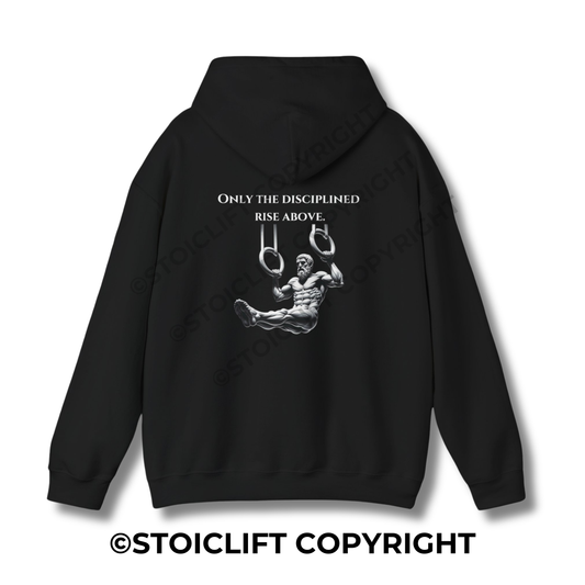 StoicLift Heavy Blend Hoodie - "Only the disciplined rise above."