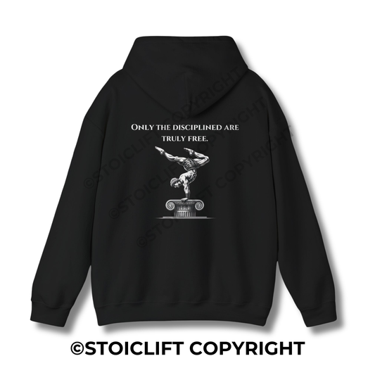 StoicLift Heavy Blend Hoodie - "Only the disciplined are truly free."