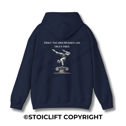 StoicLift Heavy Blend Hoodie - "Only the disciplined are truly free."