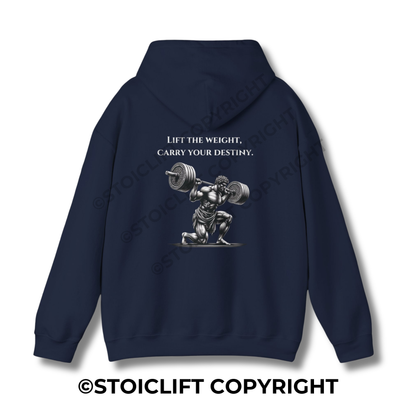 StoicLift Heavy Blend Hoodie - "Lift the Weight, Carry Your Destiny"