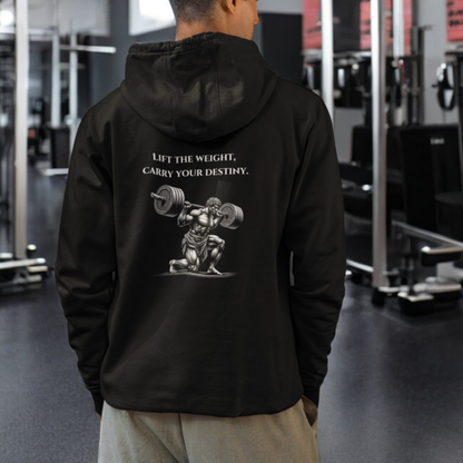 StoicLift Heavy Blend Hoodie - "Lift the Weight, Carry Your Destiny"