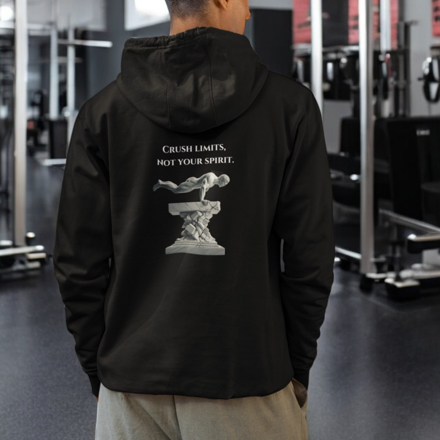 StoicLift Heavy Blend Hoodie - "Crush Limits, Not Your Spirit"