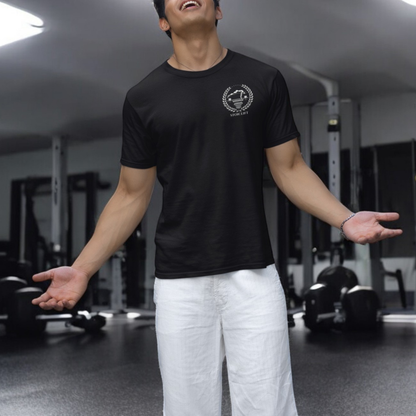 StoicLift Unisex Softstyle T-Shirt – "Discipline outlasts every moment of doubt."