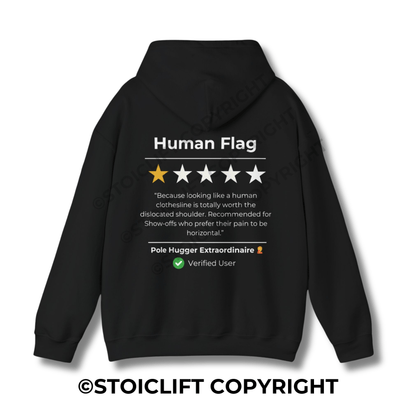 StoicLift Heavy Blend Hoodie - "Human Flag"
