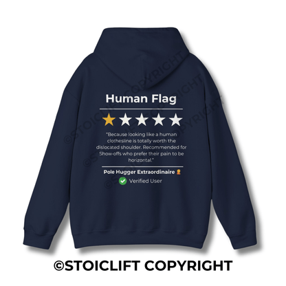 StoicLift Heavy Blend Hoodie - "Human Flag"