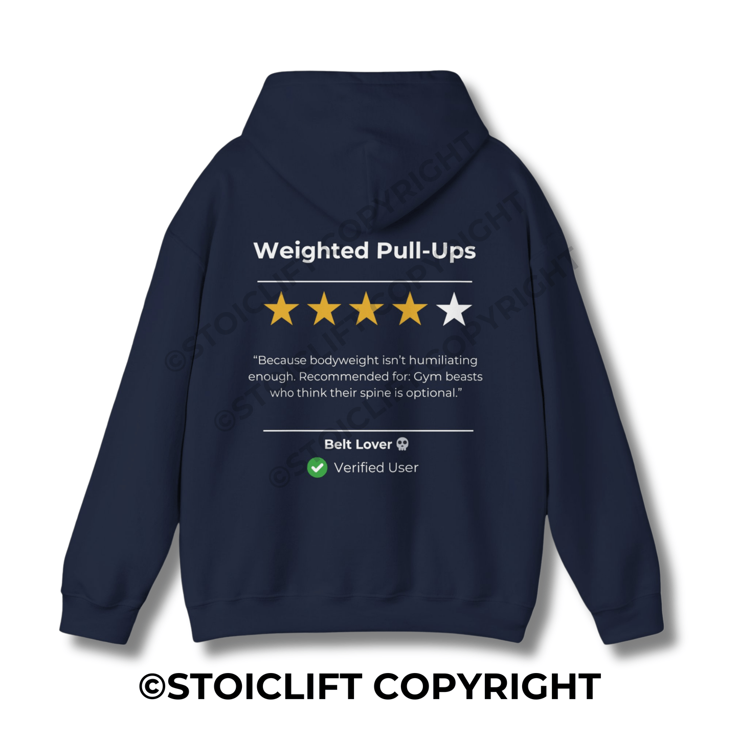 StoicLift Heavy Blend Hoodie - "Weighted Pull-Ups"