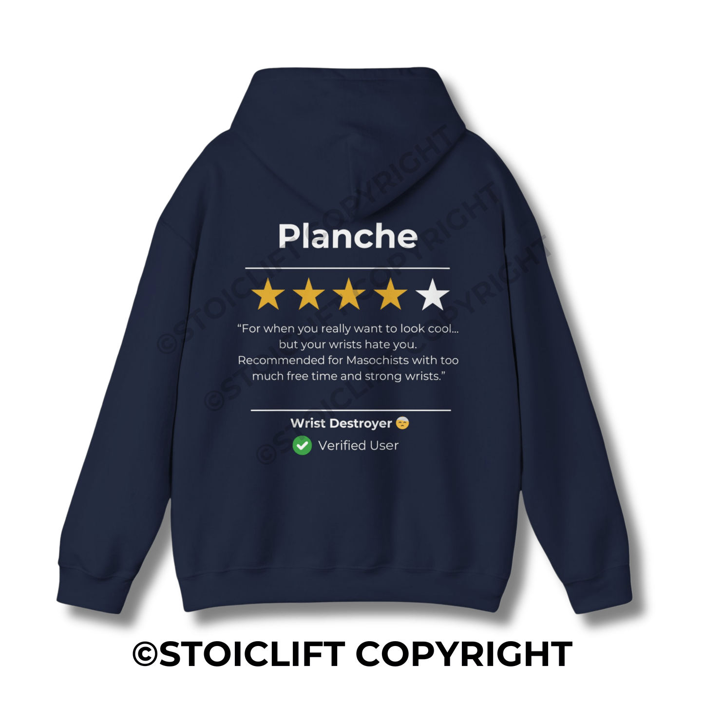 StoicLift Heavy Blend Hoodie - "Planche"