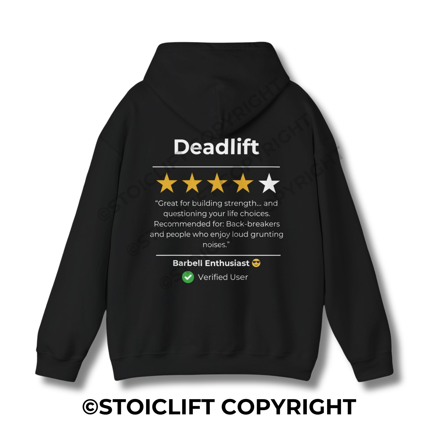 StoicLift Heavy Blend Hoodie - "Deadlift"