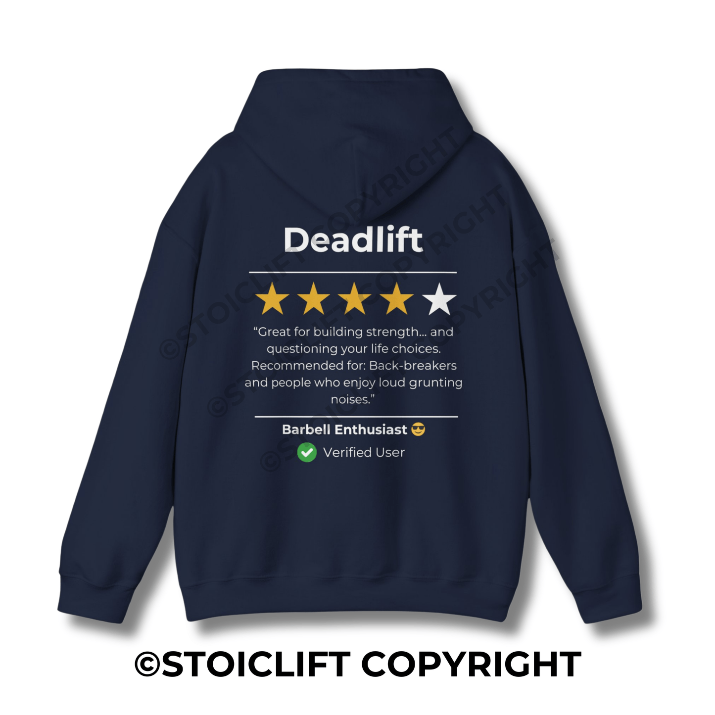 StoicLift Heavy Blend Hoodie - "Deadlift"