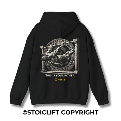 StoicLift Heavy Blend Hoodie - "This is your power. Own it."