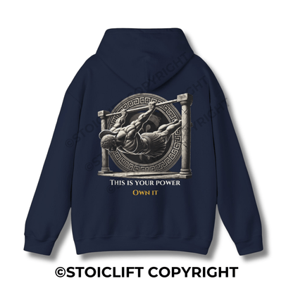 StoicLift Heavy Blend Hoodie - "This is your power. Own it."