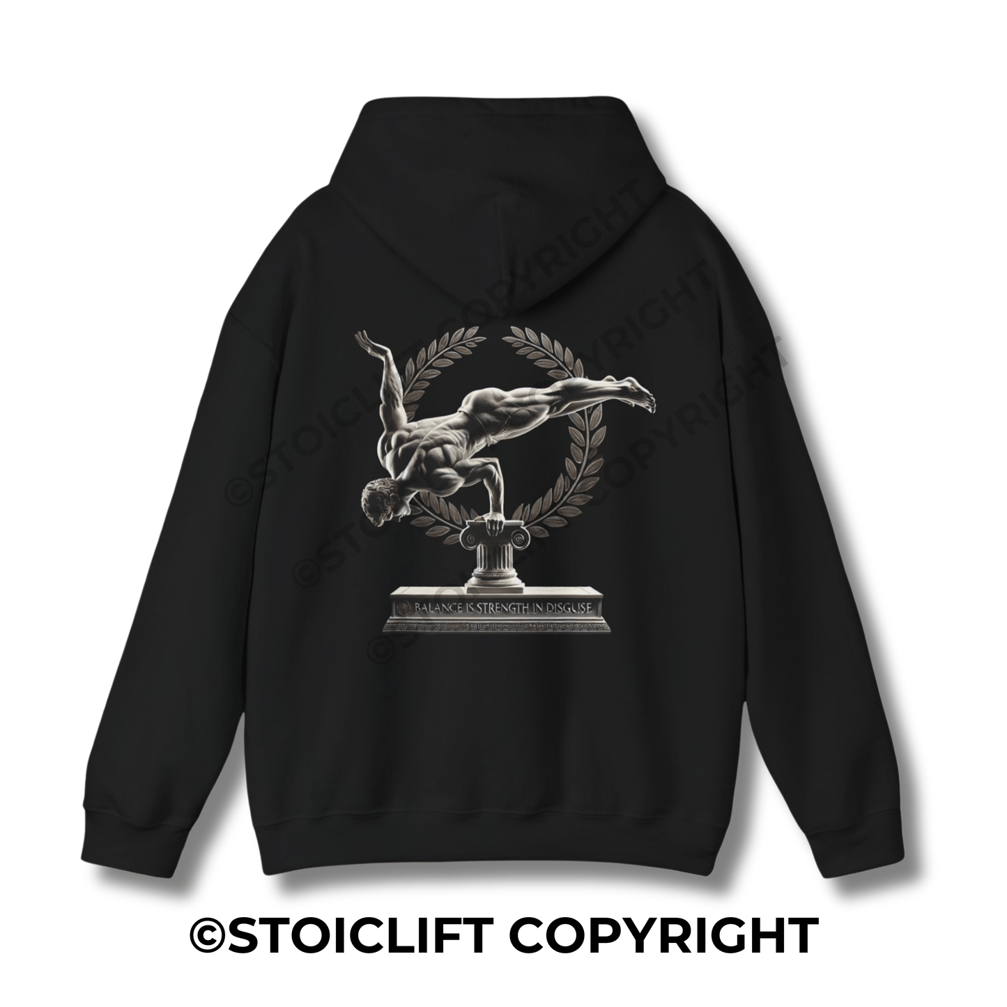 StoicLift Heavy Blend Hoodie - "Balance is strength in disguise."