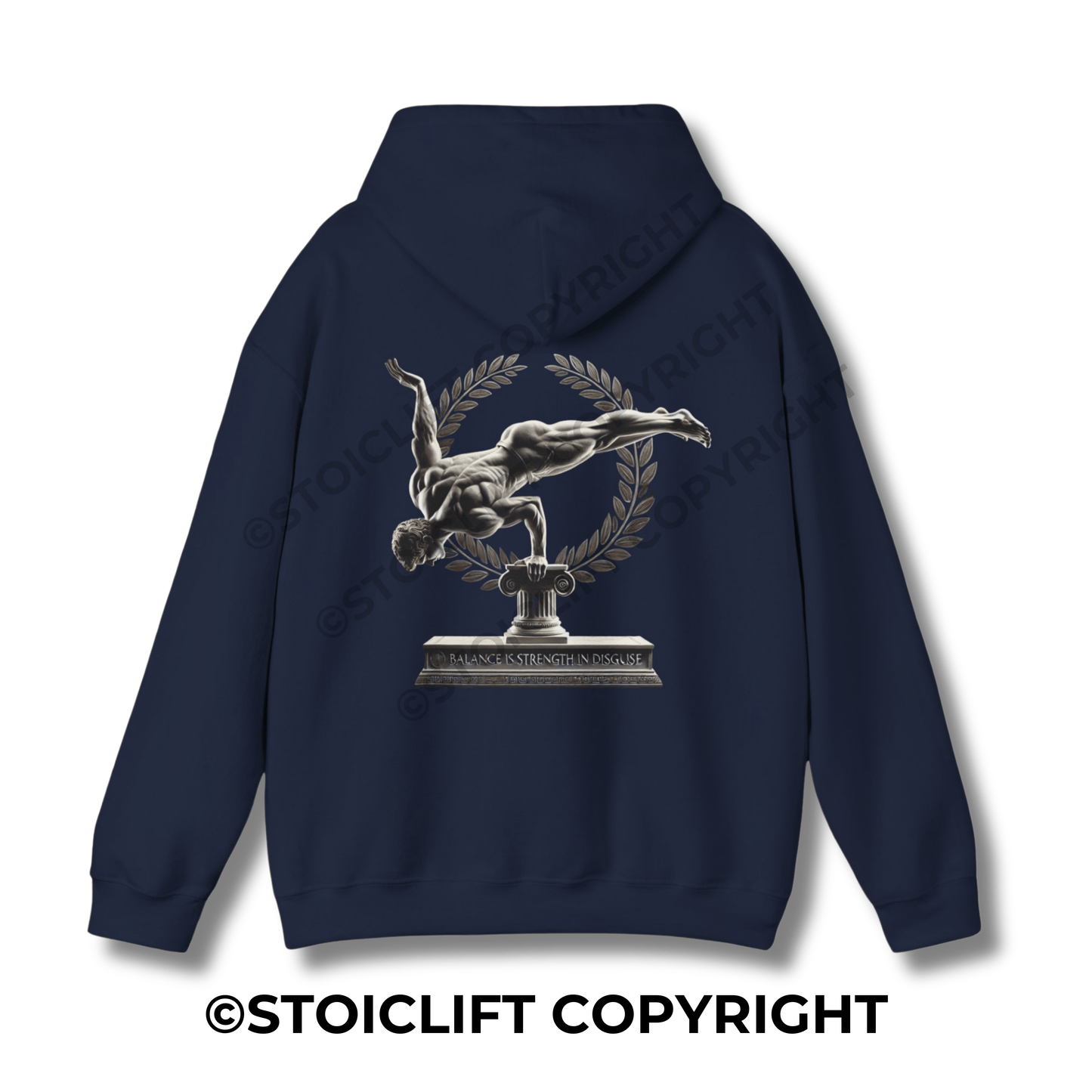 StoicLift Heavy Blend Hoodie - "Balance is strength in disguise."